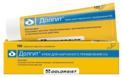 Долгит крем д/наружн. прим. 5% 150 г 1 шт.