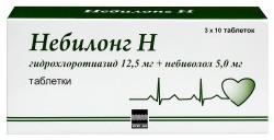 Небилонг Н, таблетки 12.5 мг+5 мг 30 шт