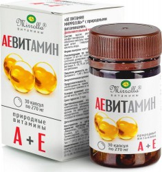 АЕвитамин Мирролла БАД с природными витаминами 30 шт. капс. 270 мг