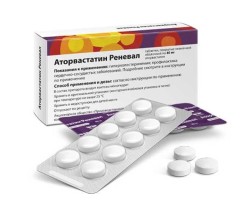 Аторвастатин Реневал табл. п/о пленочной 40 мг 60 шт.