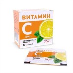 Витамин C, порошок 1 г 10 шт аскорбиновая кислота