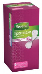 Прокладки женские Depend ультра мини 22 шт.