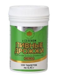 Дрожжи пивные с селеном 100 шт. табл. 450 мг