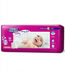 Пеленки впитывающие детские 10 шт. Helen Harper р. 60смх90см