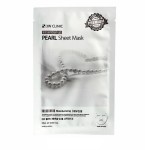 Маска для лица тканевая, 3W CLINIC (3В Клиник) 25 мл 10 шт с жемчугом