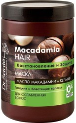Маска для волос Dr. Sante Макадамия Хэа восстановление и защита масло макадамии и кератин для ослабленных волос 1000 мл